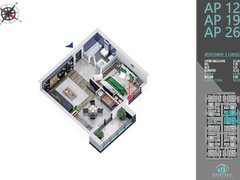 Titan bloc nou (ps pi 4 nivele)- studio/2 si 3 camere balcon/terasa